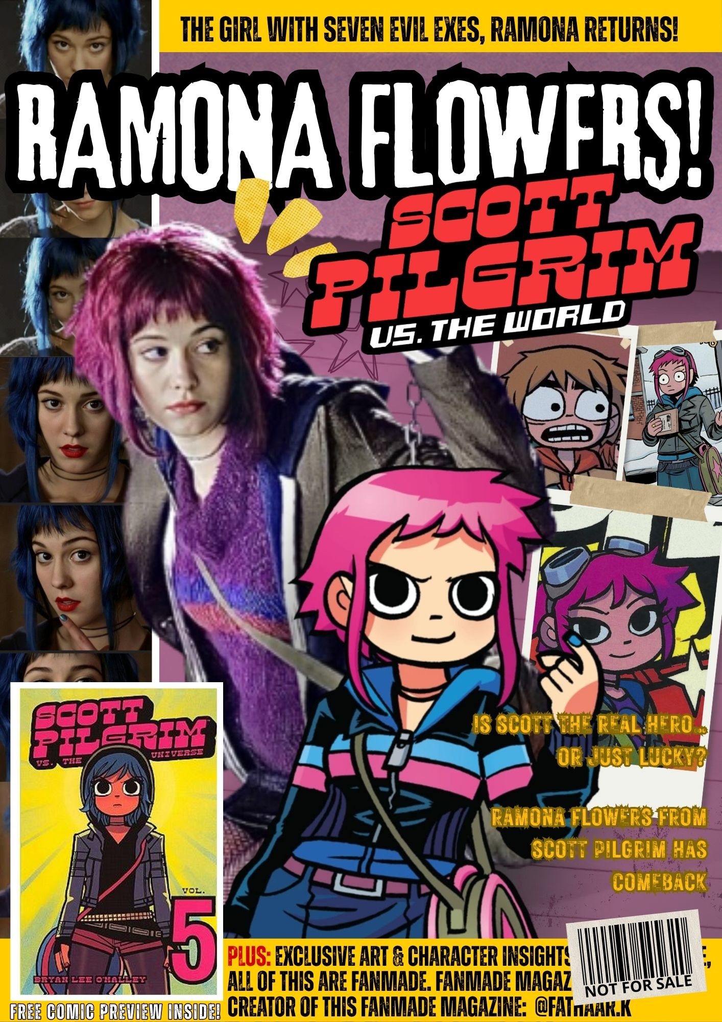 Ramona Flowers Fanmade Cover